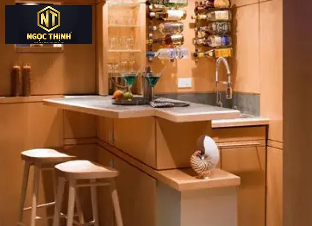 Xưởng Nội Thất Ngọc Thịnh Long Thành - TP.CM - 99+ Mẫu quầy bar ngăn bếp và phòng khách đẹp, độc đáo, tiện nghi 2023